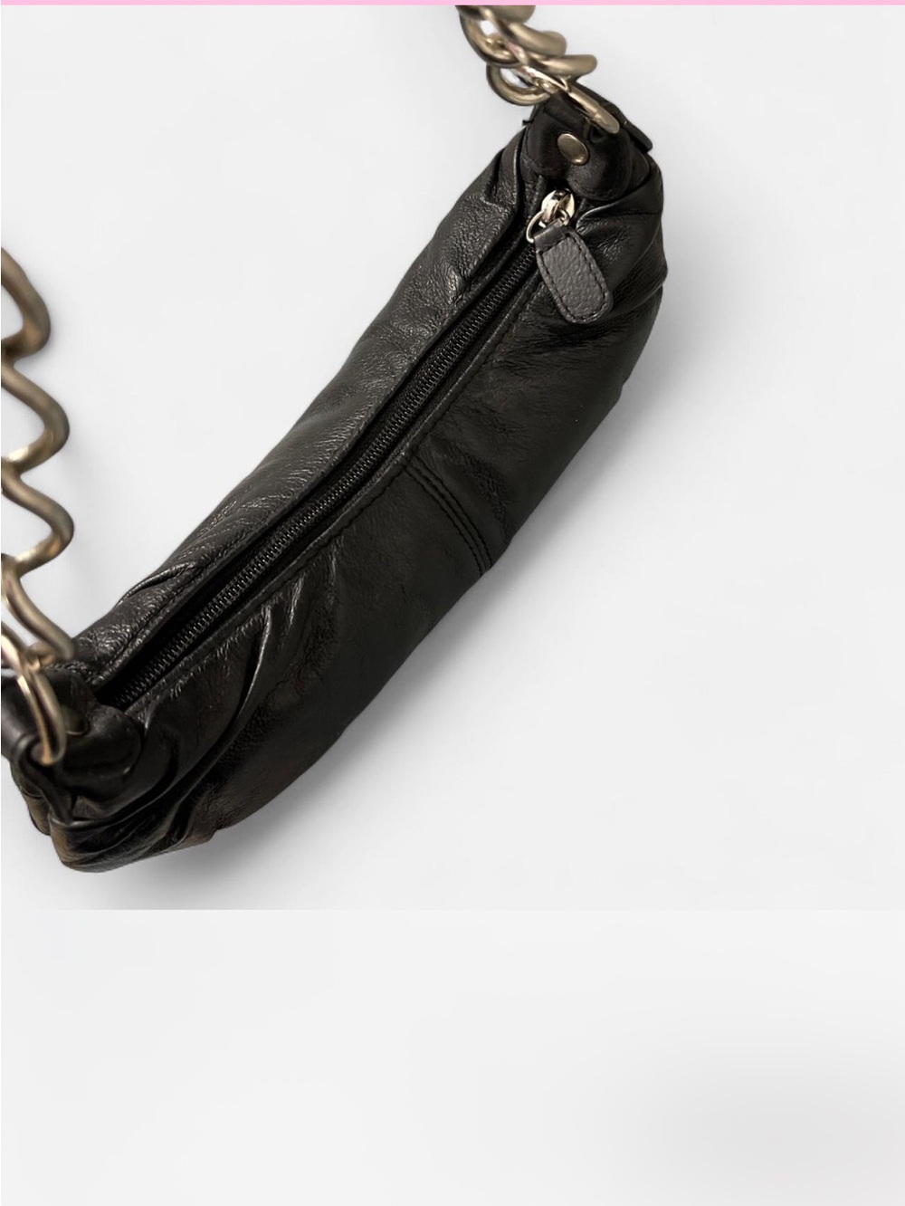 Y2K Wilson’s Leather Chain Baguette bag - Picture 4 of 8